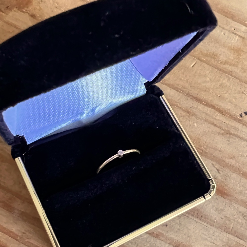 Zoe Chico Diamond Bezel Ring